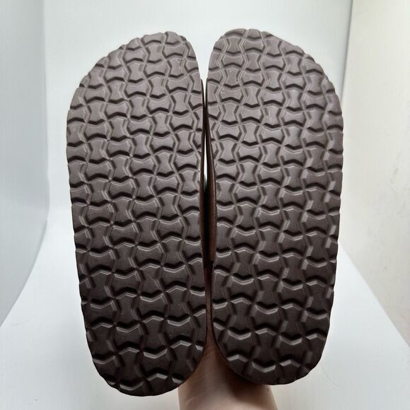 CUSHIONAIRE Women's Cork Footbed Sandal With +Comfort 7.5 BROWN - Picture 5 of 7